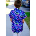 thumbnail image 4 of Lanbubble Boy's Button Down Hawaiian Shirts Short Sleeve Aloha Shirt Cool Cartoon Print Tops, 4 of 6