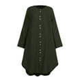 thumbnail image 3 of Women's Abaya Long Sleeve Casual Dress Dubai Outfits Elegant Prayer Gown, 3 of 4