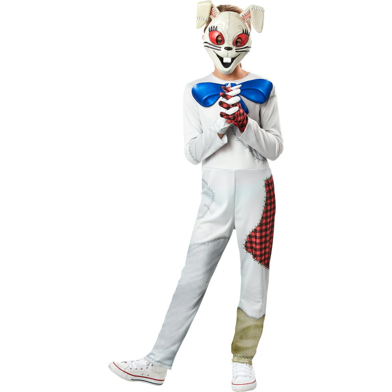 Nightmare Chica FNAF Kids' Costume Mask, Body Suit Youth Large Five Nights  At