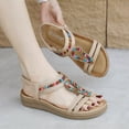 thumbnail image 1 of WILLBEST Sandalias Casuales Para Mujer Sandalias Cómodas Para Uso Diario Con Diseño Hueco Y Cierre Para Atuendos Casuales Y Actividades De Verano, 1 of 9