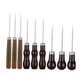 thumbnail image 3 of KLKCMS 9 Pieces Scratch Awl Tools Punch Tools Anti Slip Multipurpose Sewing Supplies Tailor Awls for DIY Handmade Crafts Shoe Repair, 3 of 9