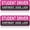 Pink, variant on chasenew 2pcs Student Driver Magnet for Car,Safety Warning Be Patient New Driver Sticker-Colorful,Eflective,Weather Resistant Bumper Sticker Magnetic Reflective Rookie Drive (Yellow)