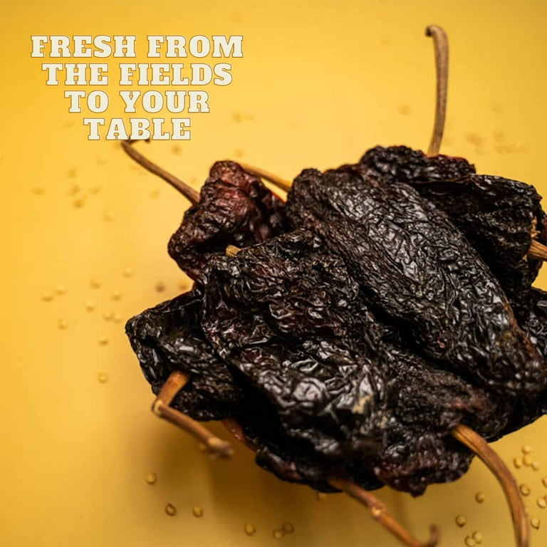 RICO RICO - Dried Ancho Chiles, 4 Oz - Premium Dried Chiles, Great for Birria Sauce, Mexican Mole, Enchiladas, Salsas, Pozole, Mild to Medium Heat, Sweet & Smoky Flavor. 100% Natural Dried Chili P