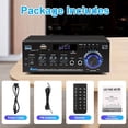 thumbnail image 3 of 3D Sound Stereo Amplifier 2025 Upgraded AK45 Wireless Receiver, Suitable for Home Stereo, 400W Dual Channel Wireless 5.0 Power Amplifier System with FM Radio, USB, SD Card and Remote Control, 3 of 6