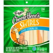 Frigo Cheese Heads Swirls Mozzarella & Cheddar Cheese, 20 Oz, 24 Ct