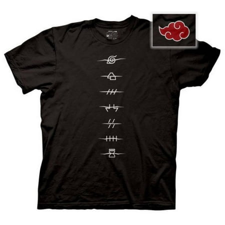 Naruto Shippuden T-Shirt - Village Symbols