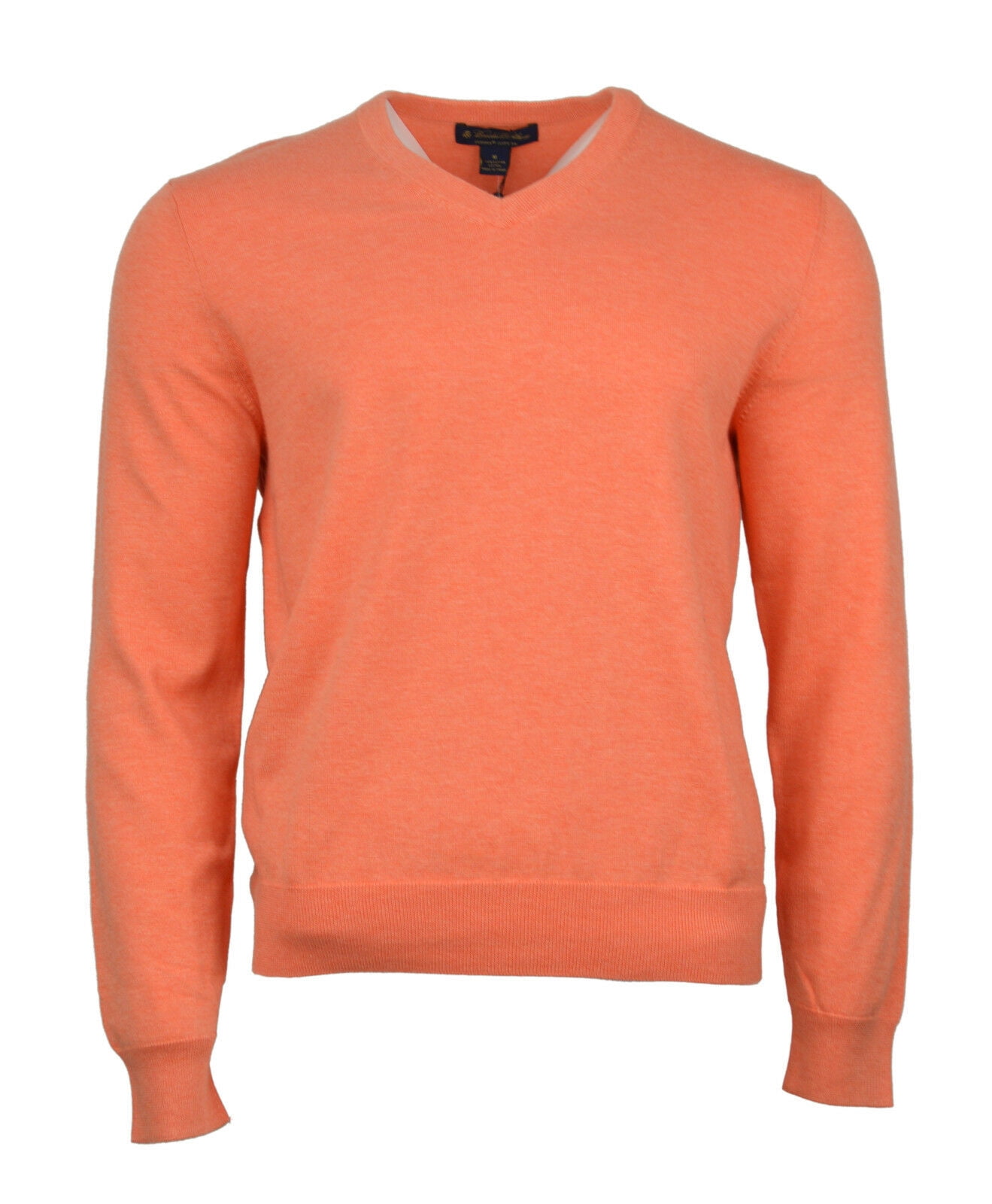 Brooks Brothers New Brooks Brothers Mens Salmon Pink Supima Cotton V