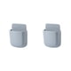 thumbnail image 1 of Inteprter Sala de estar Cocina Baño Control remoto Soporte de pared Controlador de teléfono inteligente Bolsas de basura Organizador Caja Estuche Gris 2piezas Inteprter CBP385932, 1 of 5