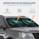 thumbnail image 4 of Balery Green Lightning Flash Parasol para parabrisas de coche de 2 piezas | Parasol plegable para parabrisas delantero de coche para la mayoría de sedanes-Small, 4 of 6