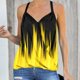 thumbnail image 2 of Camiseta Sin Mangas Para Mujer Sin Mangas Cami Tops Moda Impresa Cuello en V Chaleco Blusa Sling Odeerbi ODB156971, 2 of 5