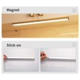 thumbnail image 4 of Under Cabinet Lighting Hand Wave Activated DIY Stick-on Under Counter Lighting Wall-mounted Magnet USB Light Bar Motion Sensor Night Light for Closets Kitchen Stairs Cupboard, 4 of 4