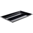 thumbnail image 5 of HUBERT Cold Food Bar Pan Full Size Divided Black Melamine - 21 1/2 L x 13" W x 2" H, 5 of 5