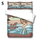 thumbnail image 2 of 3 Piezas Funda de edredón de dibujos animados Esenciales para el hogar Juegos de cama Fundas de almohada Multicolor Juego de edredón de varios tamaños Regalos para niños adolescentes S LYCLB210925009 Inevent HA011561-04, 2 of 7