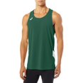 thumbnail image 1 of Camiseta sin mangas ASICS Team Sweep, Verde bosque/Blanco, 3XL, 1 of 2