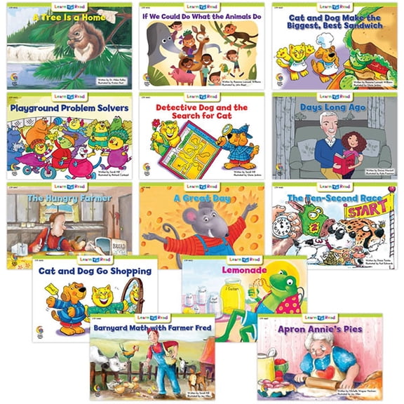 Assorted Publishers Learn to Read Variety Pack 15 Level G-H for Grades 1-2 Set of 13 Books