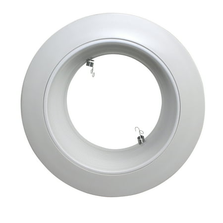 

Capri Lighting Rm40Wov 6 White Baffle Trim With Oversized Oval Ring Recessed Lighting Philips
