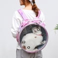 thumbnail image 4 of Sac de Transport pour Chat Portable Respirant Transparent Sac de Transport pour Animaux, 4 of 10