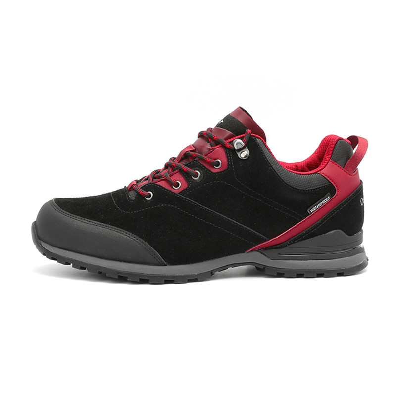 BETOOSEN Mens Outdoor Trekking Sneakers Waterproof Hiking Shoes Breathable Suede Leather Lightweight Walking Shoes
