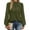 Army Green, variant on Long Sleeve Shirts for Women Mock Neck Tops Pleated Front Blouses Dressy Casual Fall Fashion Clothes