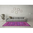 thumbnail image 3 of Ahgly Company Indoor Round Abstract Purple Modern Area Rugs, 6' Round, 3 of 4
