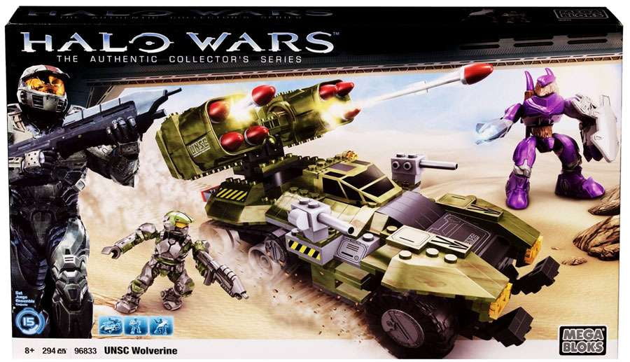 Halo Mega Bloks Construx Warrior Series UNSC Red Marine SEALED 