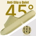 thumbnail image 3 of Zapatillas Rosyclo Cloud, suaves, acolchadas, ligeras, de color verde oliva, 3 of 5