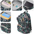 thumbnail image 4 of Colorful Butterfly Pattern Cute School Backpack Bag with Padded Back and Adjustable Shoulder Straps 16.9 X 12.6 X 5.9 Inches, 4 of 5