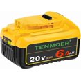 thumbnail image 1 of facai-DCB206 20V 6.0Ah Replacement Battery Compatible with Dewalt 20V Max Cordless Tools, 1 of 4