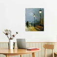 thumbnail image 2 of Nawypu Belvedere Overlooking Montmartre Van Gogh Classic Art Reproduction Canvas Painting Scenery Street Li Home Decor Poster Wall Art Hanging Picture Print Decorative Painting Posters 16x20 inch, 2 of 4