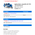 thumbnail image 2 of Ignition Switch - Compatible with 1982 - 1994 Chevy S10 1983 1984 1985 1986 1987 1988 1989 1990 1991 1992 1993, 2 of 2