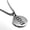 Silver, variant on Stainless Steel Mustache Dad Round Medallion Pendant Necklace