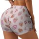thumbnail image 1 of Balery Strawberry Cake Pantalones cortos de entrenamiento estampados para mujer, sin costuras, ajustados, para gimnasio, yoga, correr, deportes, ejercicio activo, fitness.-Medium, 1 of 8