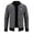 Dark Gray, variant on Men's Sweater Coat Zip Front Casual Long Sleeve Outdoor Knitted Wool Jacket for Autumn Winter Seasons