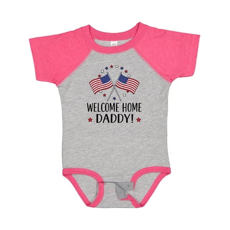 

Inktastic Military Homecoming Welcome Home Daddy Gift Baby Boy or Baby Girl Bodysuit