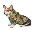 thumbnail image 7 of Salouo Skull And Flowers Pattern Small Dog Hoodie Sweatshirts Dog Clothes Coat Clothing Puppy Sweater Outfit Pullover Pet Winter Coat Sweater Outfit-Small, 7 of 7