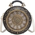 thumbnail image 2 of Baguery PVC Clock Shaped Crossbody Bag - Waterproof Adjustable Shoulder Purse for Women, 2 of 8