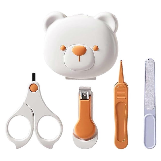 Grooming Kit For Baby Nail Trimmer Toddler Nail Kit Durable Use Parents 7.30X5.20X0.80CM Safe Cutting 4Pcs