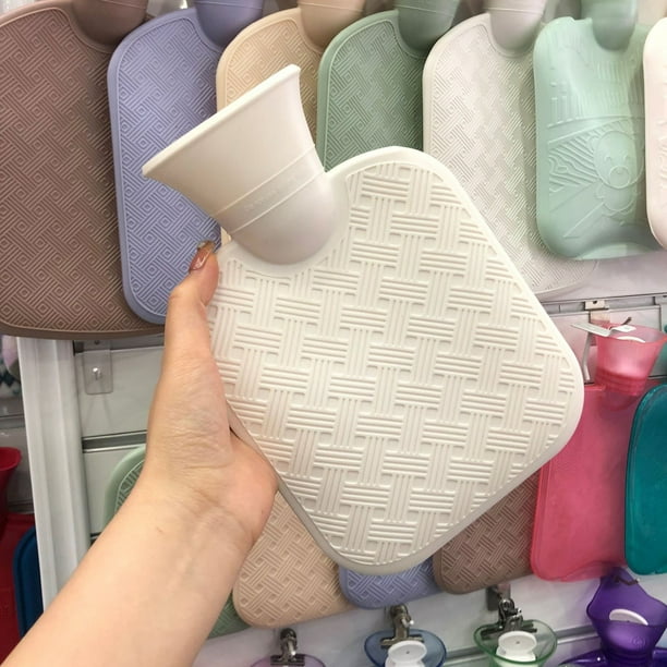 Travelwant Classic Rubber Hot Water Bottle, Hot Compress, Pain Relief