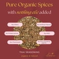 thumbnail image 5 of Spice Hut - Thai Seasoning, Organic, with Salt, - Vegan, Gluten-Free - 4oz Glass Jar, 5 of 5