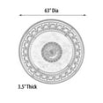 thumbnail image 2 of AFD Sistine Chapel Classical Round Chandelier Ceiling Medallion 63, 2 of 4