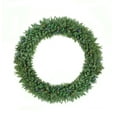 thumbnail image 2 of Northlight Pre-Lit Buffalo Fir Commercial Artificial Christmas Wreath - 5' - Multi LED Lights, 2 of 4