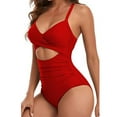 thumbnail image 5 of KYAIGUO Women's One Piece Bikini Swimsuits Slimming Swimwear Plus Bathing Suits, 5 of 9