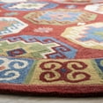 thumbnail image 3 of SAFAVIEH Aspen Amala Geometric Area Rug, Red/Blue, 3' x 3' Round, 3 of 6