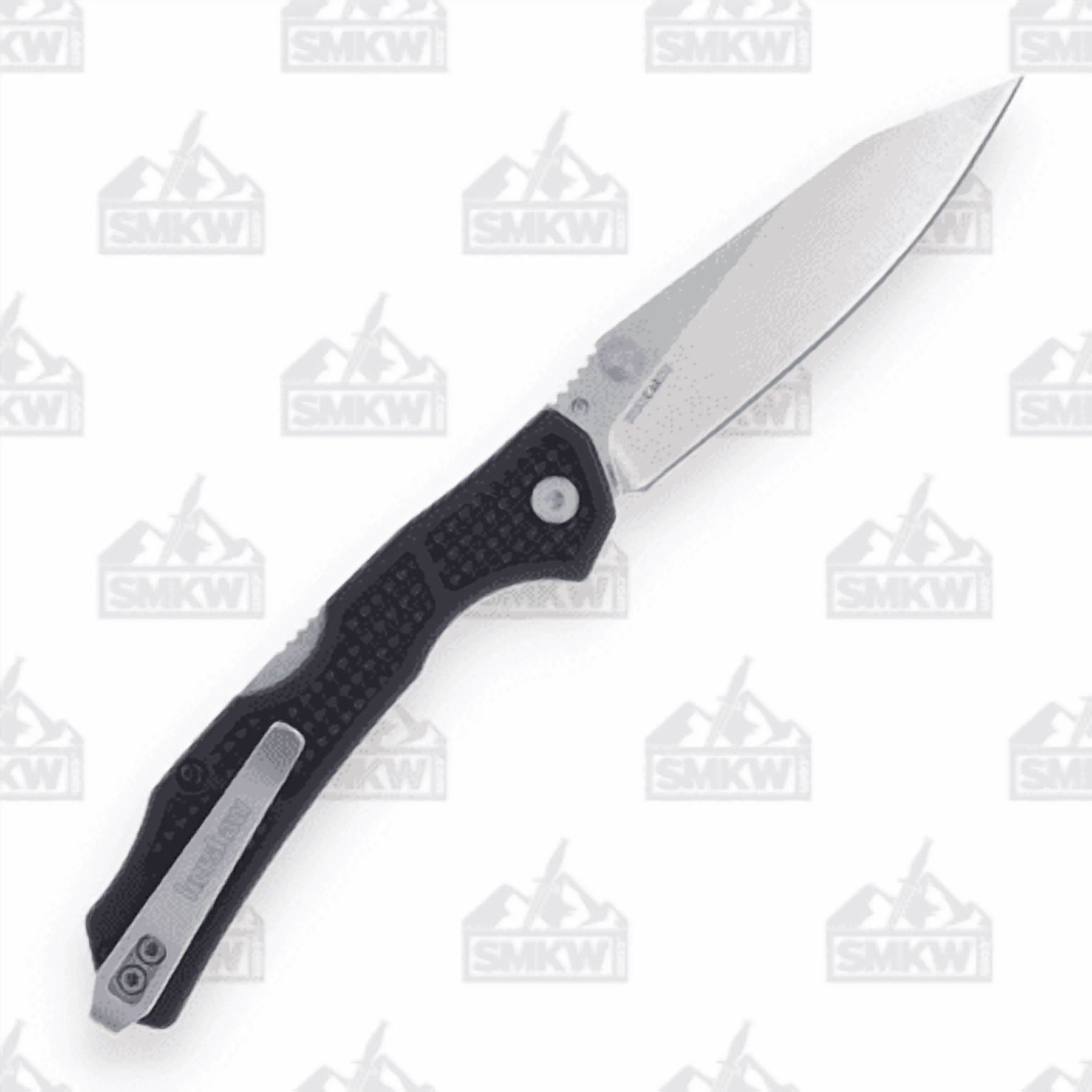Kershaw Knives Kershaw 2033 Cargo Folding Knife Black GFN 3.25in Stonewash Clip Point