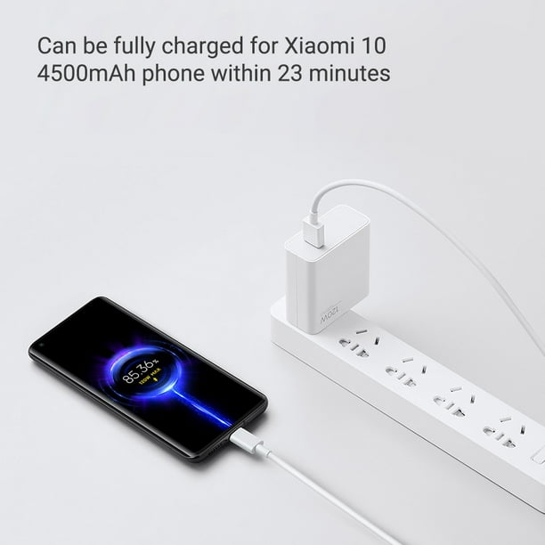 Chargeur de voyage Xiaomi Mi 120W + chargeur de câble USB-C