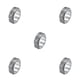 thumbnail image 3 of Guardurnaity Anillo de banda Punk giratorio aniversario cumpleaños nudillo moda hombres joyería marido vacaciones accesorios plata tamaño 12 Plata Talla 12 5piezas, 3 of 6