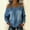 A1_Blue, variant on Denim Cold Shoulder Buckle Strap Long Sleeve Jean Blouse Womens Denim Tops And Blouses Vintage Wash Denim Top Off The Shoulder Blouse Off The Shoulder Denim Cold Shoulder Top Blue L