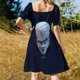 thumbnail image 5 of Megamente Sonriente 3D *CALIDAD H* Vestido sin mangas Falda de verano Vestido de mujer Vestido, 5 of 7
