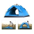 thumbnail image 2 of Graflsoa Compact 4-Person Pop-Up Camping Tent, Waterproof & UV-Resistant, Blue, Single Layer for Outdoor Adventures, 2 of 7