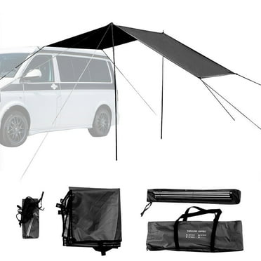 Universal Outdoor Camping Car Awning Shade Sail Waterproof Awning Sun Canopy Sunshade For Motorhome Van Campervan For Jeep Suv